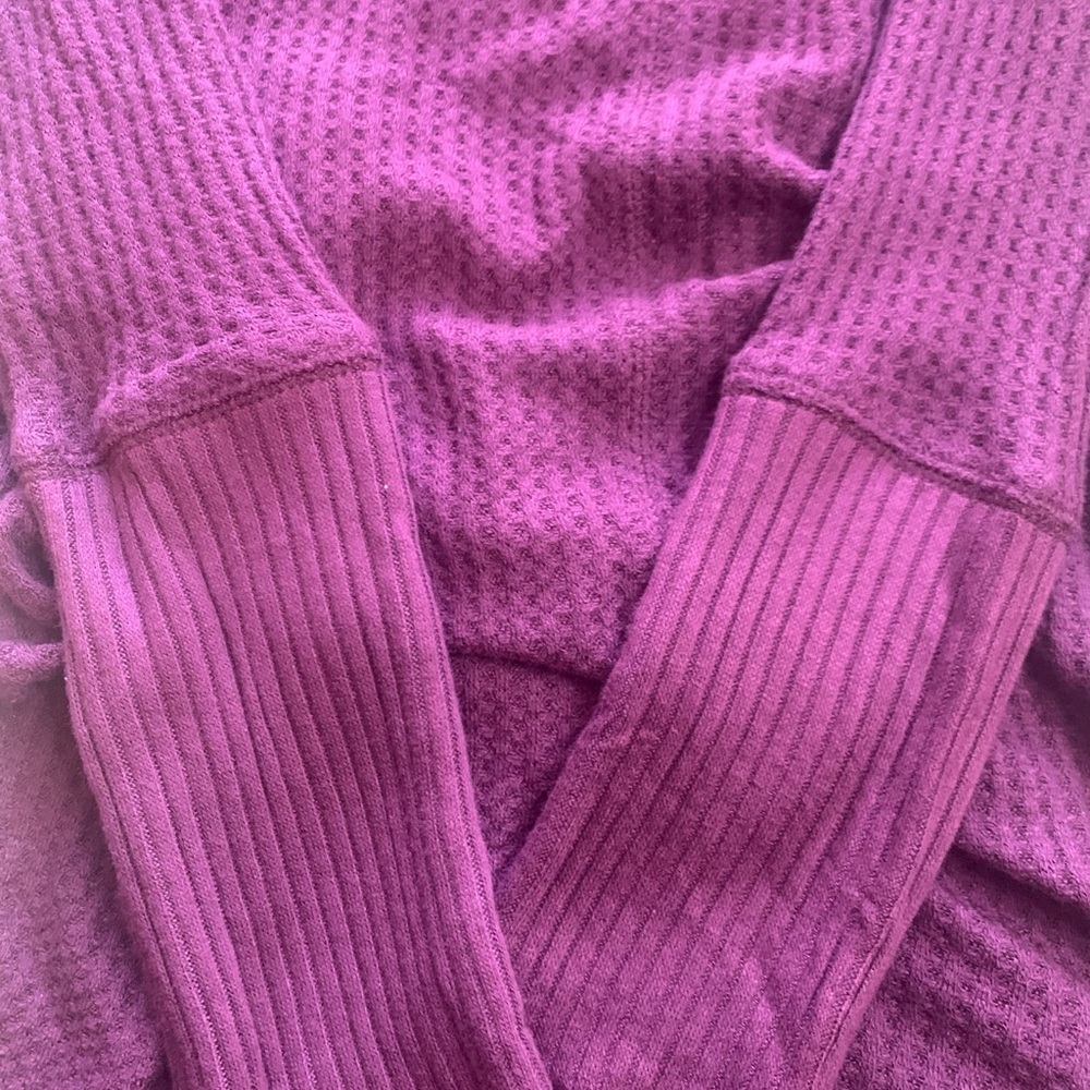 For The Republic Purple Long Sleeve Top - Picture 8 of 8